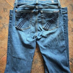 7 For All Mankind Medium Wash Flare Jeans